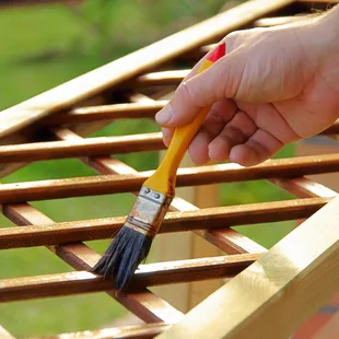 Wetterschutz - paintbrush - Stock-Fotografie
