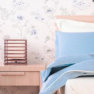 Schlafzimmer - Detail aus einem gemütlichen Schlafzimmer - Stock-Fotografie